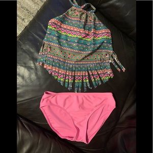 2 pc bikini Joe Boxer size Girls Large 10/12